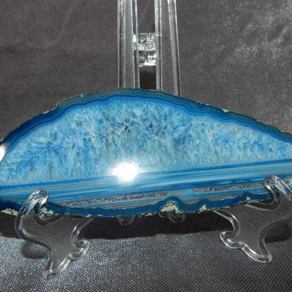 Set of Polished Brazilian Agate Slices - Picture 2 of 9